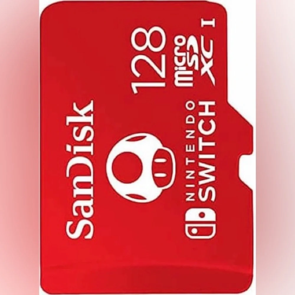 Super Smash Bros. Ultimate Nintendo Switch 128gb Sandisk Micro Card SD Bundle